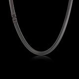 Simple Stainless Steel Flat Snake Chain