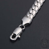 Simple Thin Cuban Chain Stainless Steel Bracelet