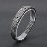 Simple Wheat Braided Stainless Steel Bracelet
