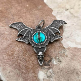 Skull Butterfly Demon Eye Stainless Steel Pendant