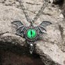 Skull Butterfly Demon Eye Stainless Steel Pendant