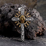 Skull Cross Stainless Steel Pendant Necklace