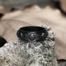 Skull Cross Stainless Steel Spinner Ring