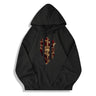 Skull Dagger Rose Cotton Pullover Hoodie