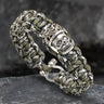 Skull King Crown Alloy Paracord Bracelet