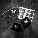Skull Moth Butterfly Stainless Steel Ring