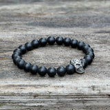 Skull Stainless Steel Beads Bracelet
