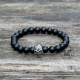 Skull Stainless Steel Beads Bracelet