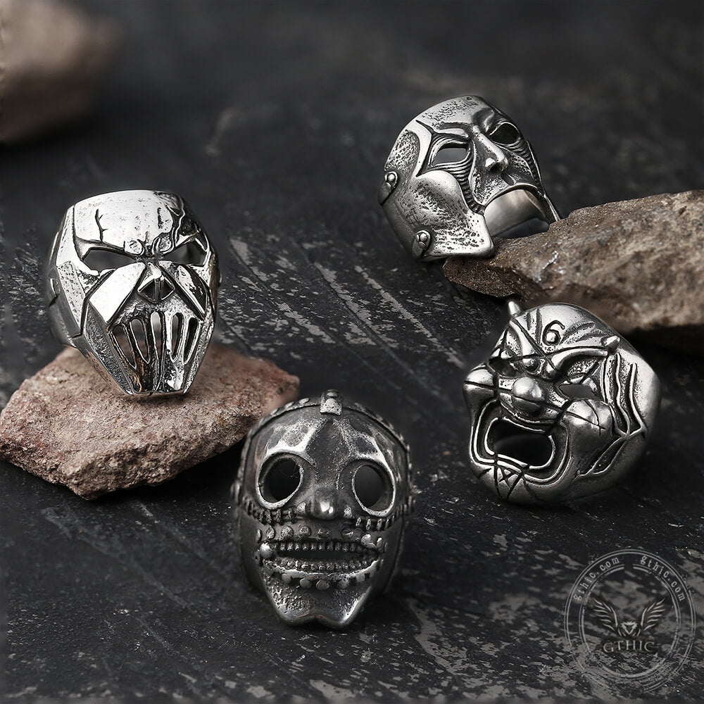 Slipknot Mask Stainless Steel Ring