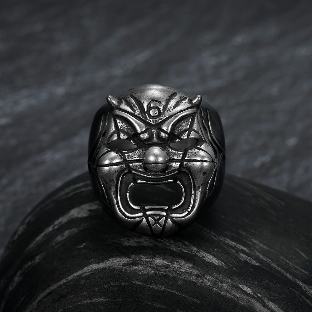 Slipknot Mask Stainless Steel Ring