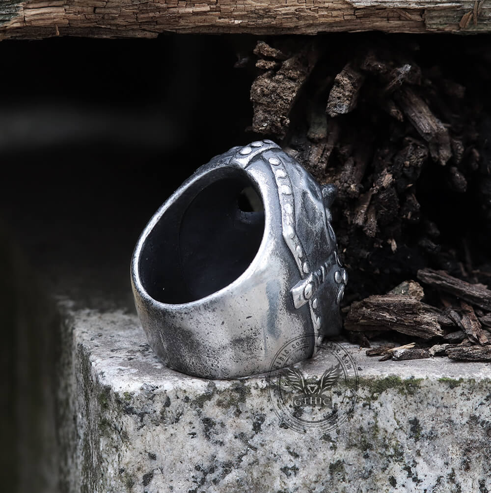 Slipknot Pinocchio-esque Mask Stainless Steel Ring