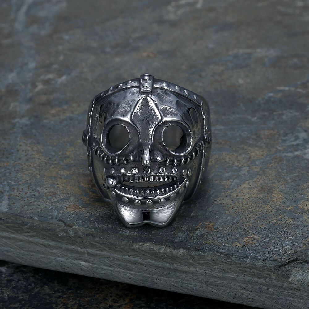 Slipknot Pinocchio-esque Mask Stainless Steel Ring