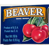 Snag This Groovy 70s Beaver Cherries Crate Label