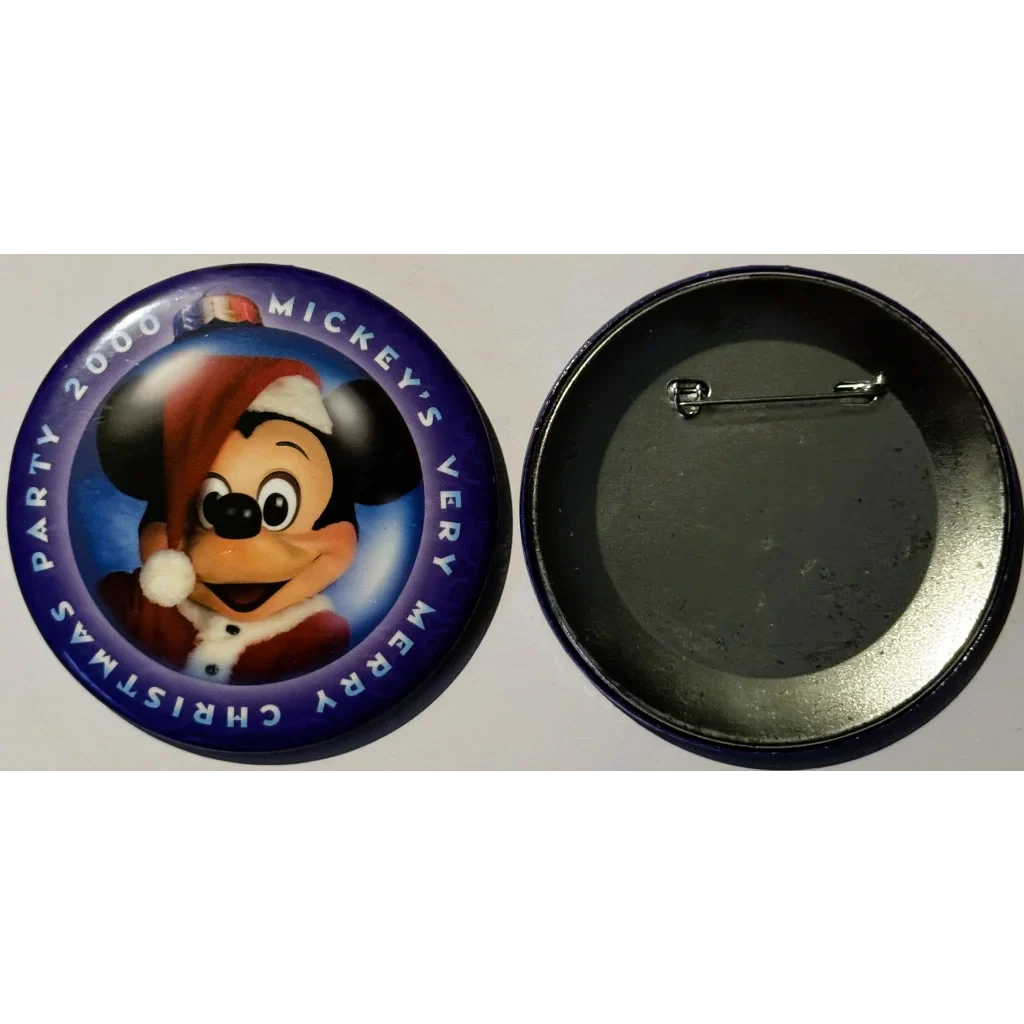Snag Mickey's Limited Edition Christmas Party Pin 2000