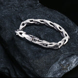 Snake Bone Stainless Steel Bracelet