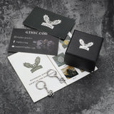 Snake Stainless Steel Punk Earrings