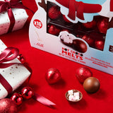 Large Snowman Hot Chocolate Bombs - Set of 16 - Delicious Cocoa Bomb Filled with Marshmallows - Caramel & Fudge Brownie Flavors Candy Chocolates, Cocoa Bomb Gift - Delicious Holiday Christmas Gifts