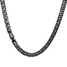 Solid Color Curb Link Chain Stainless Steel Necklace