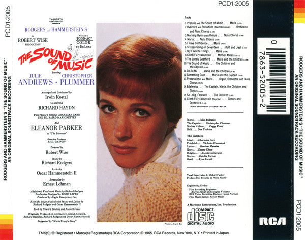 The Sound Of Music (An Original Soundtrack Recording) (CD) | Excellent (EX) Near Mint (NM)