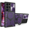 CCSmall S23 Ultra Armor Case - JS Purple with Rotating Ring for Ultimate Protection