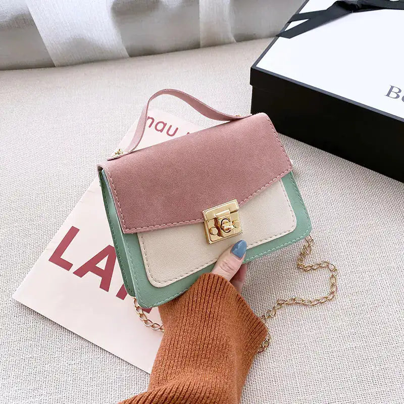 Retro Women's Handbags with Niche Contrast Design - Lootquake
