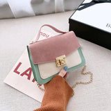 Retro Women's Handbags with Niche Contrast Design - Lootquake