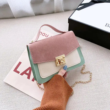 Retro Women's Handbags with Niche Contrast Design - Lootquake