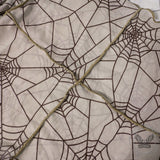Spider Web Printed See Through Crop Top