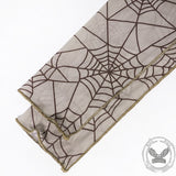 Spider Web Printed See Through Crop Top