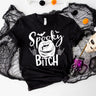 Spooky Bitch Round Neck Short Sleeve T-shirt