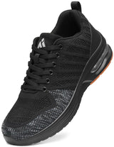 Mishansha Running Shoes for Men Sneakers Air Cushion Walking Shoes Comfortable Tennis Shoes Trail Running Shoes Smoky Black US11.5 - Lootquake
