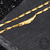 Stainless Steel Bamboo Chain Necklace