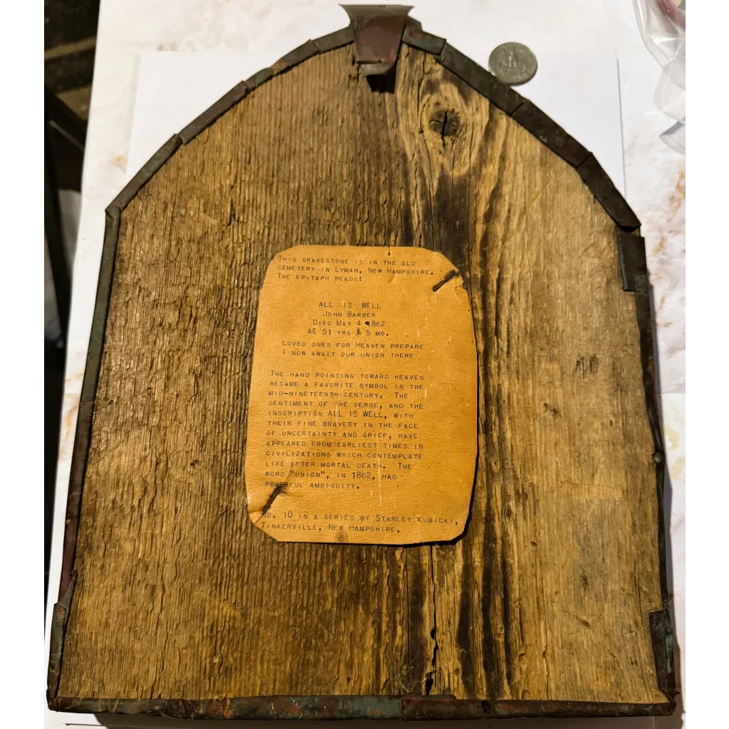 Stanley Kubicki's Rustic Epitaph Art Brings History to Life