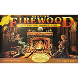 Stunning 1970s Firewood Label Brings Cozy Americana to Your Home