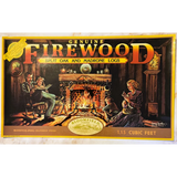 Stunning 1970s Firewood Label Brings Cozy Americana to Your Home