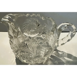 Stunning American Brilliant Cut Glass Creamer from the Gilded Age