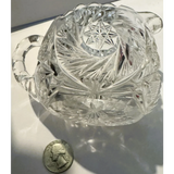 Stunning American Brilliant Cut Glass Creamer from the Gilded Age