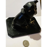 Stunning Art Deco Bulldog Inkwell Collectible Figurine