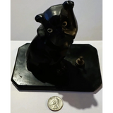 Stunning Art Deco Bulldog Inkwell Collectible Figurine