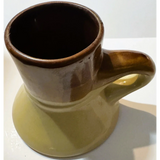 Stunning Vintage Mid Century Studio Pottery Mug with Two Tone Design