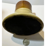 Stunning Vintage Mid Century Studio Pottery Mug with Two Tone Design