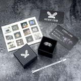 Stylish Eye of Providence Stainless Steel Spinner Ring