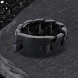 Stylish Heavy Chunky Link Chain Stainless Steel Bracelet