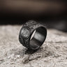 Sun Moon and Stars Stainless Steel Band Ring