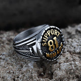 Support 81 Nomads Stainless Steel Ring
