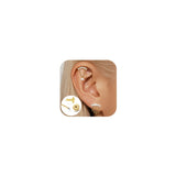 Flat Back Stud Earrings Dainty Flat Back Earrings for Women 14K Gold Cute Stud Cartilage Earrings for Women Cartilage Flatback Earrings for Women Helix Earrings Jewelry - Lootquake