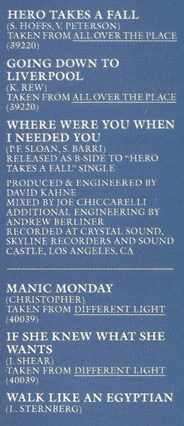 Greatest Hits *CASSETTE* | Near Mint (NM) Near Mint (NM)