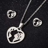 Stainless Steel Love Heart Necklaces For Women - Lootquake