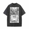 Tarot Card The Lovers Vintage Washed T-shirt