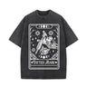Tatted Babe Tarot Card Vintage Washed T-shirt